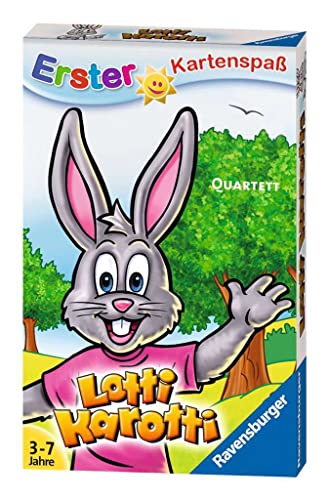 Ravensburger 20433 - Lotti Karotti Quartett, Kartenspiele ab 3 Jahren von Ravensburger