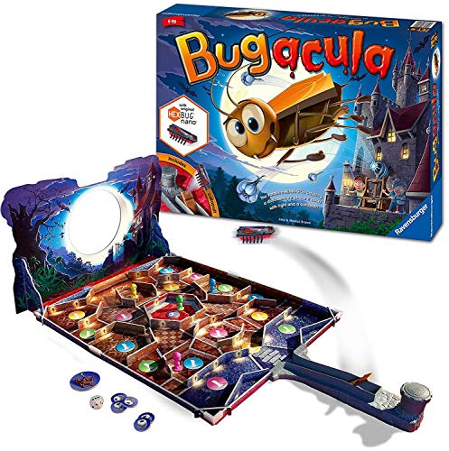 Ravensburger 20540 Bugacula-Spiel für Kinder ab 6 Jahren und Up-Race quross The Board Vermeidung des Hexbug Nano von Ravensburger