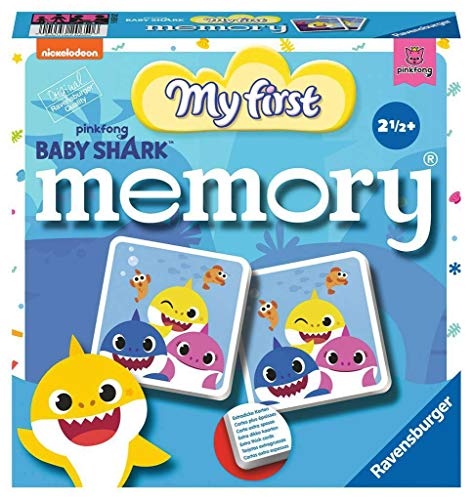 Ravensburger 20650 - Baby Shark Memory, der Spieleklassiker für alle Babyshark Fans, Kinderspiel für 2-4 Spieler ab 2 Jahren Ravensburger 20650 - Baby Shark Memory, der Spieleklassiker für alle Babyshark Fans, Kinderspiel für 2-4 Spieler ab 2 Jahren von Ravensburger