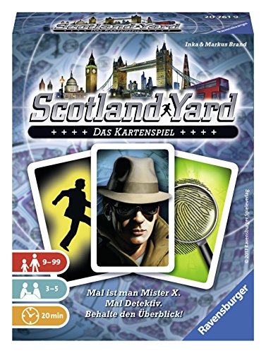 Ravensburger 20761 - Scotland Yard Das Kartenspiel Familienspiel von Ravensburger Spiele