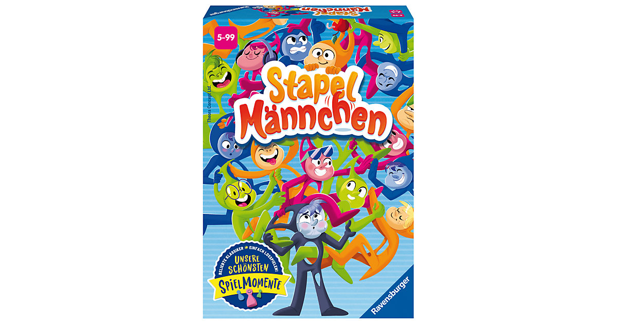 Ravensburger 20854 Stapelmännchen -  Geschicklichkeitsspiel 1-4 Spieler ab 5 Jahren  Kinder von Ravensburger