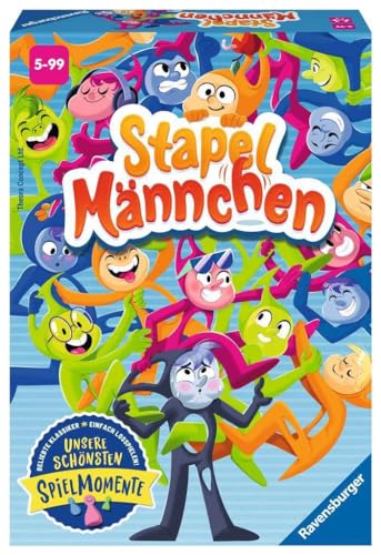 Ravensburger 20854 Stapelmännchen - Geschicklichkeitsspiel für 1-4 Spieler, Kinderspiel ab 5 Jahren von Ravensburger