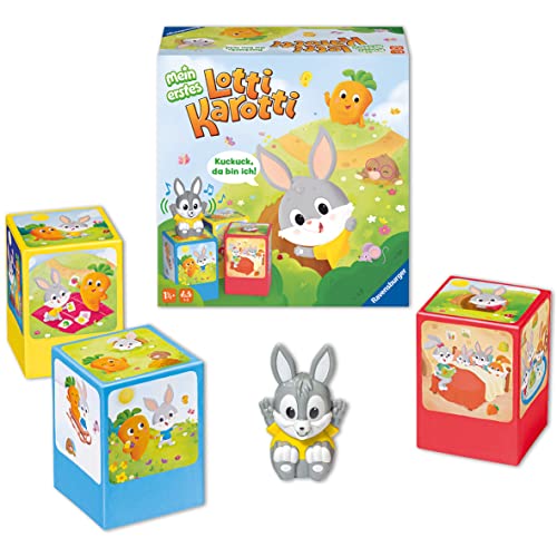 Ravensburger 20916 - Mein erstes Lotti Karotti - Kinderspiel ab 18 Monaten, Junior Version des Kinderspiel-Klassikers Lotti Karotti - Geburtstagsgeschenke von Ravensburger