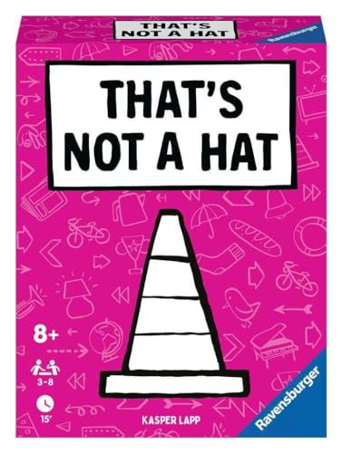 Ravensburger - 20954 That's not a hat - Partyspiel, Kartenspiel für 3-8 Personen, lustige Unterhaltung ab 8 Jahren - Geburtstagsgeschenke von Ravensburger