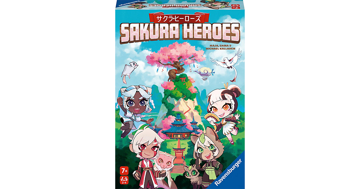 Ravensburger 20957 Sakura Heroes - Würfelspiel mit ganz viel Action 2-4 Spieler ab 7 Jahren  Kinder von Ravensburger