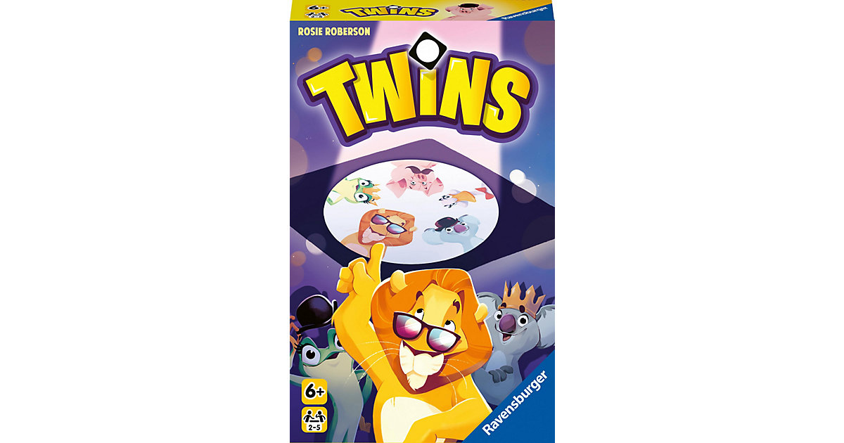 Ravensburger 20960 - Twins - Karten-Reaktionsspiel, Spiel Kinder und Familien ab 6 Jahren - Gesellschaftspiel geeignet 2-5 Spieler Kinder Ravensburger 20960 - Twins - Karten-Reaktionsspiel, Spiel Kinder und Familien ab 6 Jahren - Gesellschaftspiel geeignet 2-5 Spieler Kinder von Ravensburger