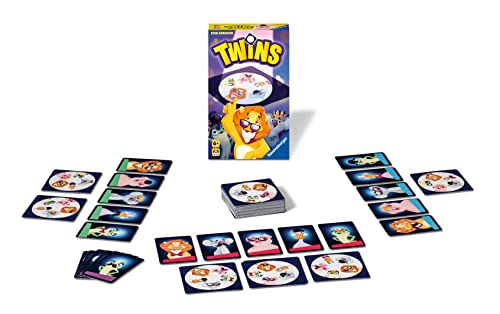 Ravensburger 20960 - Twins - Karten-Reaktionsspiel, Spiel für Kinder und Familien ab 6 Jahren - Gesellschaftspiel geeignet für 2-5 Spieler von Ravensburger