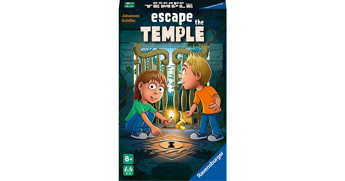 Ravensburger 20963 - Escape the temple, Brettspiel Kinder ab 8 Jahren, Familienspiel Kinder und Erwachsene, Klassiker 2-4 Spieler Kinder Ravensburger 20963 - Escape the temple, Brettspiel Kinder ab 8 Jahren, Familienspiel Kinder und Erwachsene, Klassiker 2-4 Spieler Kinder von Ravensburger