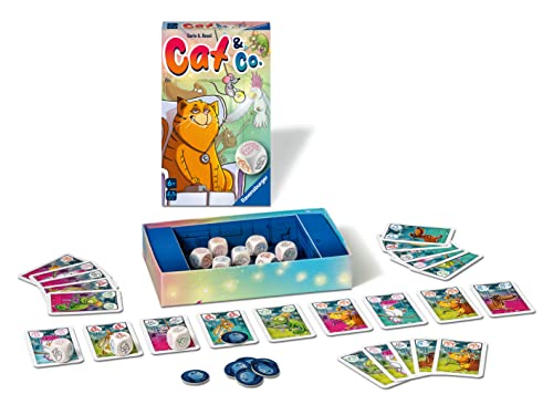Ravensburger 20964- Cat & Co. - Würfel-Merkspiel, Spiel für Kinder ab 6 Jahren - Gesellschaftspiel geeignet für 2-5 Spieler von Ravensburger