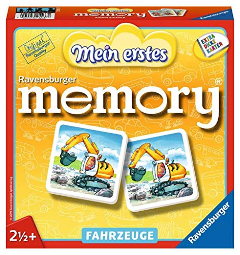 Ravensburger Kinderspiele 21437 - Mein erstes Memory® - Fahrzeuge , ab 2 1/2 Jahre Ravensburger Kinderspiele 21437 - Mein erstes Memory® - Fahrzeuge , ab 2 1/2 Jahre von Ravensburger