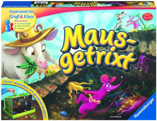 Ravensburger Spiele Mausgetrixt (Kinderspiel): Clever rausziehen - geschickt bluffen! von Ravensburger Spiele