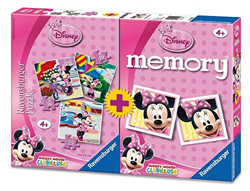 Ravensburger 222025 - Spiel Memo und Puzzle Minnie von Ravensburger