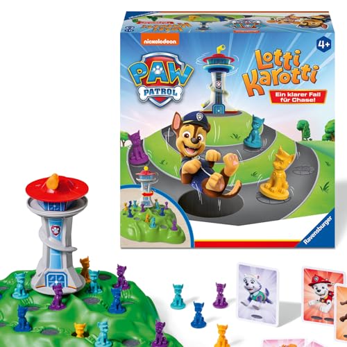 Ravensburger 22372 - PAW Patrol Lotti Karotti, Spiele-Klassiker mit den Serienhelden aus PAW Patrol, für 2 bis 4 Kinder ab 4 Jahren - Geburtstagsgeschenke von Ravensburger