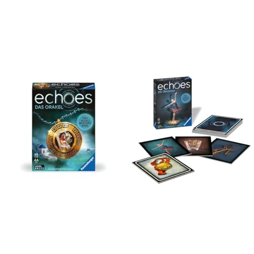 Ravensburger 22452 Echoes Das Orakel - Audio Mystery Spiel ab 14 Jahren, Erlebnis-Spiel & 20812 Echoes Die Tänzerin - Audio Mystery Spiel ab 14 Jahren von Ravensburger