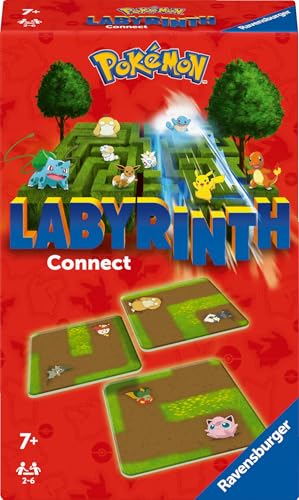 Ravensburger 22579 - Pokémon Labyrinth Connect - Mitbringspiel für 2-6 Spieler, Kinderspiel und Reisespiel ab 7 Jahren, Pokemon Geschenke - Geburtstagsgeschenke Ravensburger 22579 - Pokémon Labyrinth Connect - Mitbringspiel für 2-6 Spieler, Kinderspiel und Reisespiel ab 7 Jahren, Pokemon Geschenke - Geburtstagsgeschenke von Ravensburger