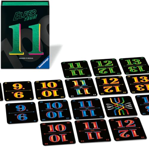 Ravensburger 23020 - Elfer Raus! 100 Jahre Jubiläumsedition - Kartenspiel, ab 7 Jahren, Spiel für Kinder, Erwachsene und Familien, für 2-6 Spieler Ravensburger 23020 - Elfer Raus! 100 Jahre Jubiläumsedition - Kartenspiel, ab 7 Jahren, Spiel für Kinder, Erwachsene und Familien, für 2-6 Spieler von Ravensburger