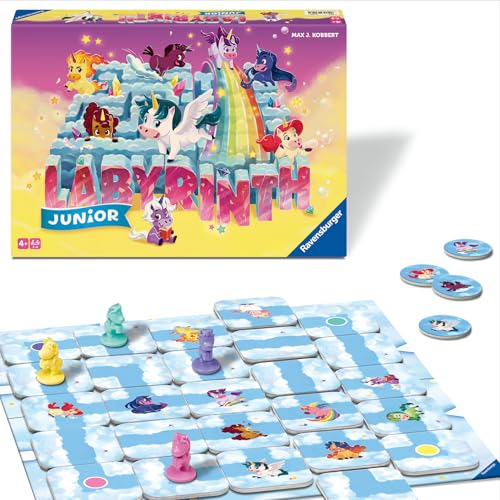 Ravensburger® 23046 - Einhorn Junior Labyrinth - Familienklassiker für die Kleinen, Spiel für Kinder ab 4 Jahren - Gesellschaftspiel geeignet für 2-4 Spieler, Junior-Ausgabe mit Einhorn-Thema Ravensburger® 23046 - Einhorn Junior Labyrinth - Familienklassiker für die Kleinen, Spiel für Kinder ab 4 Jahren - Gesellschaftspiel geeignet für 2-4 Spieler, Junior-Ausgabe mit Einhorn-Thema von Ravensburger