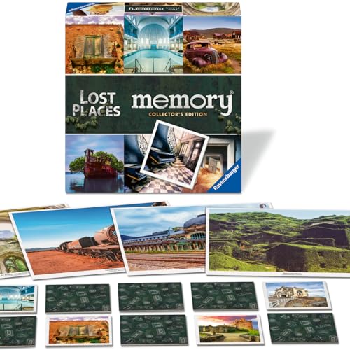 Ravensburger 23499 Collector's Memory® Lost Places - Das weltbekannte Gedächtnisspiel, das 2 bis 8 Spieler ab 6 Jahren an einige der schönsten Lost Places Dieser Welt führt Ravensburger 23499 Collector's Memory® Lost Places - Das weltbekannte Gedächtnisspiel, das 2 bis 8 Spieler ab 6 Jahren an einige der schönsten Lost Places Dieser Welt führt von Ravensburger