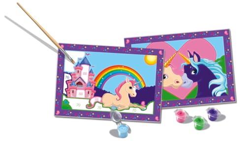 Ravensburger CreArt Serie Junior: 2 x Einhörner von Ravensburger