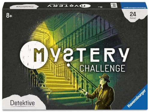 Ravensburger 23696 - Mystery Challenge - Detektive - 24 Rätsel für EXIT-Begeisterte ab 8 Jahren von Ravensburger
