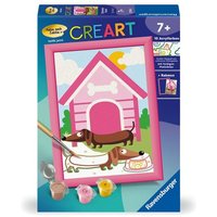 CreArt, Malen nach Zahlen Kinder - Charmante Dackel von Ravensburger Verlag GmbH