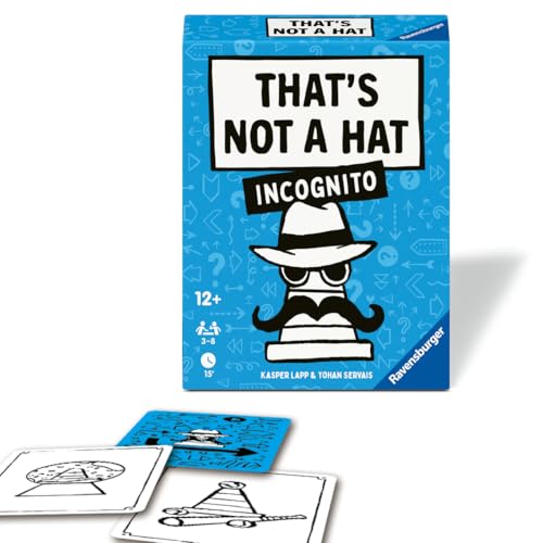 Ravensburger® - 24685 That's not a hat - Incognito - Partyspiel, Kartenspiel für 3-8 Personen, lustige Unterhaltung ab 12 Jahren Ravensburger® - 24685 That's not a hat - Incognito - Partyspiel, Kartenspiel für 3-8 Personen, lustige Unterhaltung ab 12 Jahren von Ravensburger