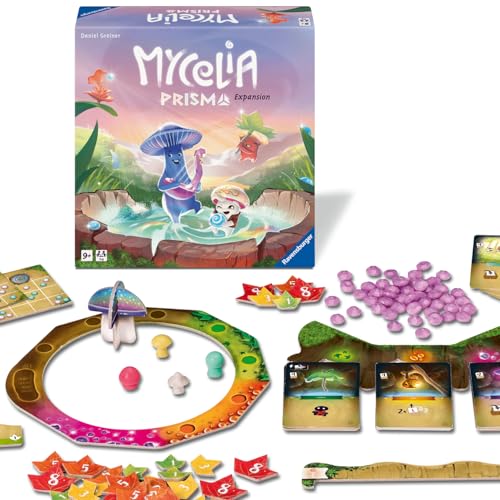 Ravensburger 24713 - Mycelia Prisma Erweiterung - Brettspiel für Familien, Erwachsene und Kinder ab 9 Jahren - einfaches Strategiespiel für 1-4 Personen, Deckbuilding Ravensburger 24713 - Mycelia Prisma Erweiterung - Brettspiel für Familien, Erwachsene und Kinder ab 9 Jahren - einfaches Strategiespiel für 1-4 Personen, Deckbuilding von Ravensburger