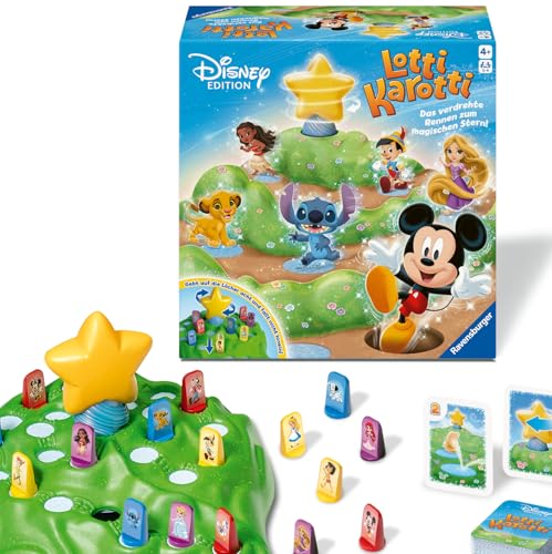 Ravensburger 24851 - Lotti Karotti Disney Edition, Adaption des bekannten Spiele-Klassikers mit Disney-Charakteren, unterhaltsames Wettlaufspiel für 2 bis 4 Kinder ab 4 Jahren Ravensburger 24851 - Lotti Karotti Disney Edition, Adaption des bekannten Spiele-Klassikers mit Disney-Charakteren, unterhaltsames Wettlaufspiel für 2 bis 4 Kinder ab 4 Jahren von Ravensburger