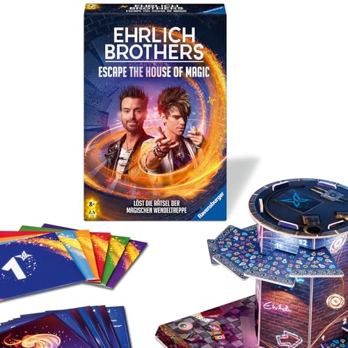 Ravensburger 24868 Ehrlich Brothers Escape The House of Magic - magisches Escape Room Spiel, Gesellschaftsspiel für 1 bis 4 Spieler ab 8 Jahren von Ravensburger