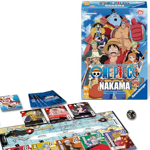 Ravensburger 24869 - One Piece Nakama - EIN kooperatives Brettspiel und Kartenspiel für 1-5 Anime-Fans ab 10 Jahren, in der Welt von One Piece Ravensburger 24869 - One Piece Nakama - EIN kooperatives Brettspiel und Kartenspiel für 1-5 Anime-Fans ab 10 Jahren, in der Welt von One Piece von Ravensburger