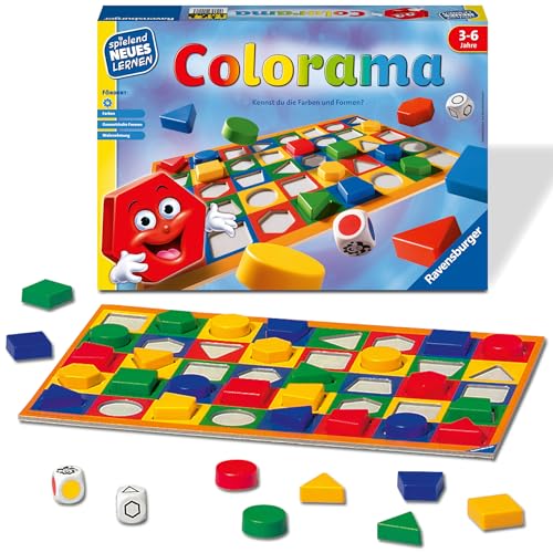 Ravensburger 24921 - Colorama - Zuordnungsspiel für die Kleinen - Spiel für Kinder ab 3 bis 6 Jahren, Spielend Neues Lernen für 1-6 Spieler von Ravensburger