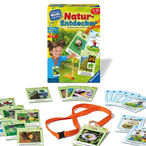 Ravensburger 25033 - Natur-Entdecker - Lernspiel für Kinder, Outdoor Spiel für Kinder von 6-10 Jahren, für 1-6 Spieler, Naturspiel, Bewegungsspiel, Tiere und Pflanzen Ravensburger 25033 - Natur-Entdecker - Lernspiel für Kinder, Outdoor Spiel für Kinder von 6-10 Jahren, für 1-6 Spieler, Naturspiel, Bewegungsspiel, Tiere und Pflanzen von Ravensburger