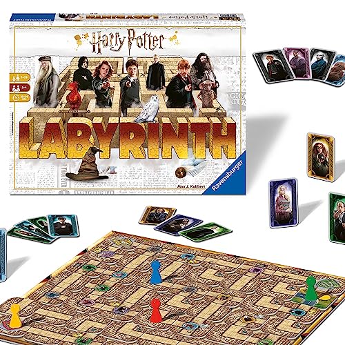 Ravensburger Familienspiele - 26031 Harry Potter Labyrinth - Harry Potter Fanartikel, Das Verrückte Labyrinth Spiel von Ravensburger