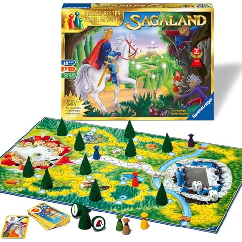 Ravensburger 26424 - Sagaland - Gesellschaftsspiel für Kinder und Erwachsene, 2-6 Spieler, ab 6 Jahren, Spiel des Jahres, die besten Familienspiele von Ravensburger