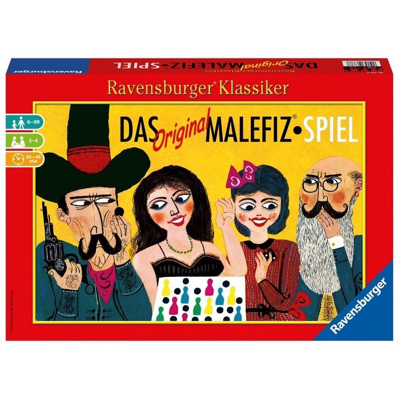Ravensburger 26737 - Das Original Malefiz Spiel - Familienspiel für 2-4 Spieler, Ravensburger Klassiker ab 6 Jahren von Ravensburger Verlag