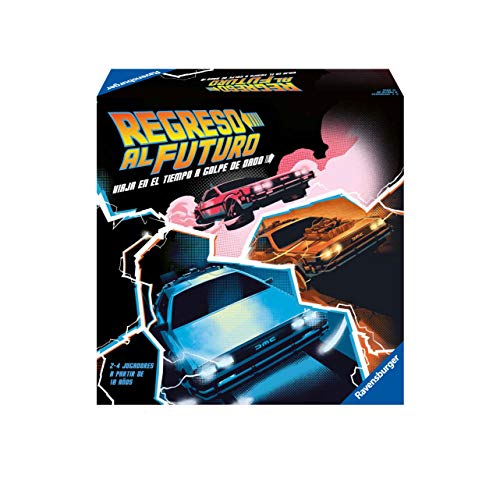 Ravensburger 26894 Back to The Future Zurück in die Zukunft, spanische Version, Light Strategy Game, 2-4 Spieler, Empfohlenes Alter ab 10 Jahren, bunt von Ravensburger