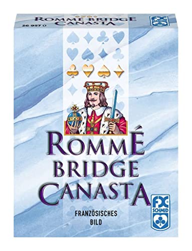 Ravensburger 26957 - Rommé Bridge Canasta, Kartenspiele ab 8 Jahren, Klassiker von F.X. Schmid