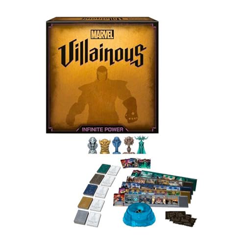 Ravensburger - Marvel Villainous Infinity Power, spanische Version, Light Strategy und Familienspiel, 2-4 Spieler, Empfohlenes Alter 12+ von Ravensburger