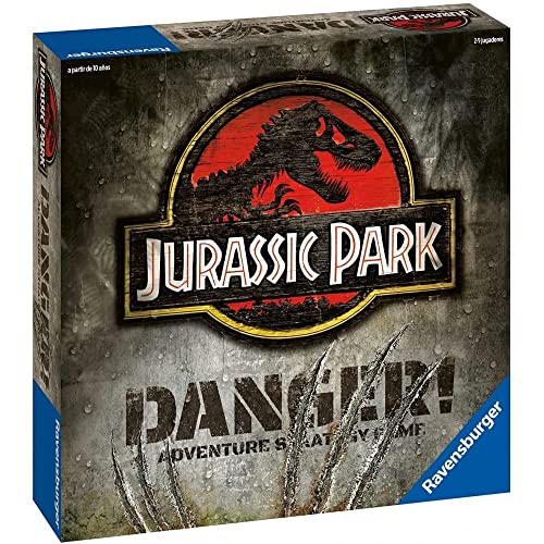 Ravensburger 269884 Jurassic Park Danger, Brettspiel, 2-5 Spieler, Empfohlenes Alter 10+, Familien-Brettspiele von Ravensburger