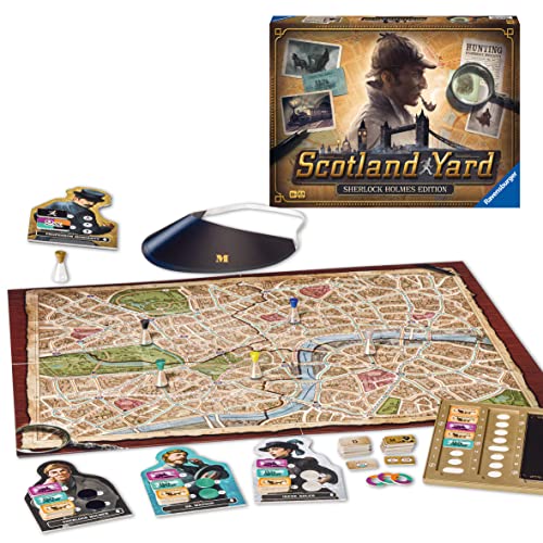 Ravensburger 27344 Scotland Yard: Sherlock Holmes Edition - Das kultige Detektivspiel für 2-6 Spieler ab 10 Jahren von Ravensburger