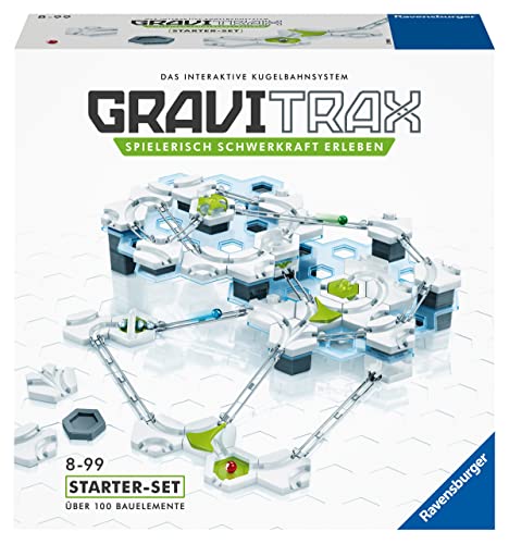 Ravensburger GraviTrax Starter-Set - Erweiterbare Kugelbahn für Kinder, Interaktive Murmelbahn, Lernspielzeug und Konstruktionsspielzeug ab 8 Jahren von Ravensburger