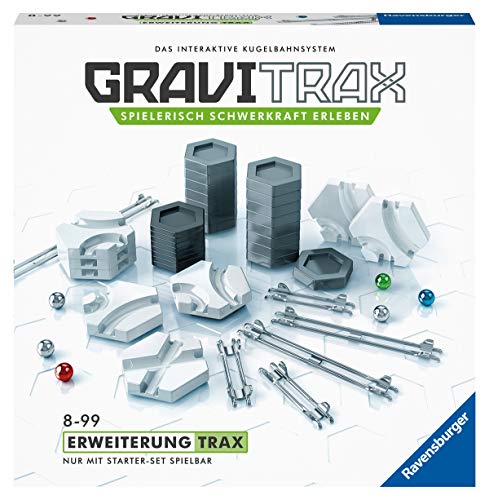 Ravensburger GraviTrax Erweiterung Trax - Ideales Zubehör für spektakuläre Kugelbahnen, Konstruktionsspielzeug für Kinder ab 8 Jahren von Ravensburger