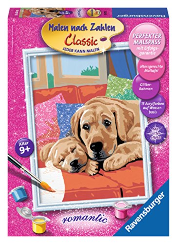 Ravensburger 28272 - Hundeliebe - Malen nach Zahlen mit Glittereffekt, 18 x 24 cm Ravensburger 28272 - Hundeliebe - Malen nach Zahlen mit Glittereffekt, 18 x 24 cm von Ravensburger