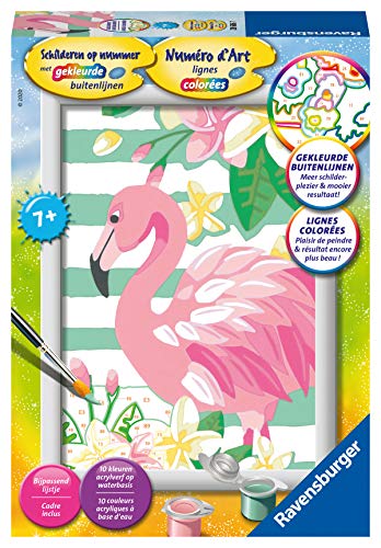 Ravensburger 286867 Flamingo Malen nach Zahlen von Ravensburger