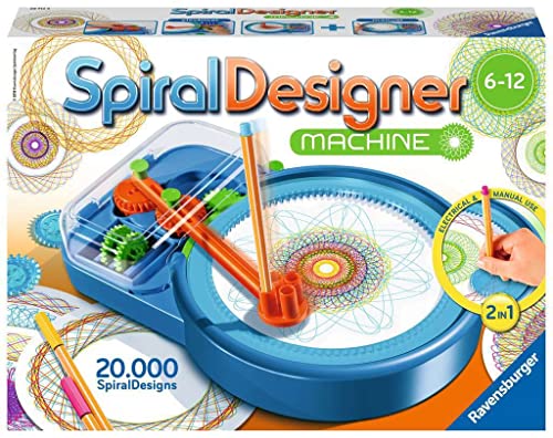 Ravensburger Spiral-Designer-Maschine, Zeichnen lernen für Kinder ab 6 Jahren, Kreatives Zeichen-Set für elektronisches oder manuelles Zeichnen Ravensburger Spiral-Designer-Maschine, Zeichnen lernen für Kinder ab 6 Jahren, Kreatives Zeichen-Set für elektronisches oder manuelles Zeichnen von Ravensburger