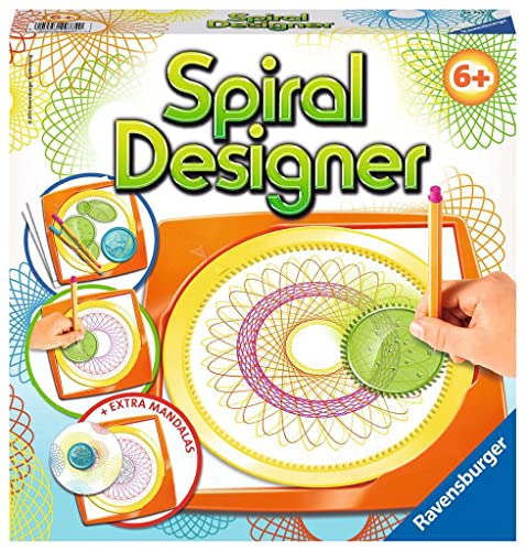 Ravensburger Spiral-Designer, Zeichnen lernen für Kinder ab 6 Jahren, Kreatives Zeichen-Set für farbenfrohe Spiralbilder und Mandalas von Ravensburger