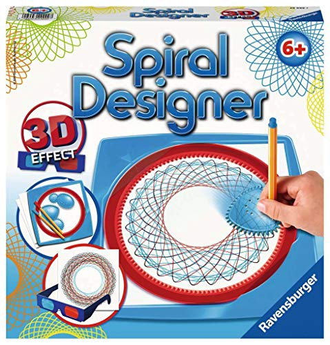 Ravensburger 29999 - 3D Spiral-Designer - Zeichnen lernen für Kinder ab 6 Jahren, Kreatives Zeichen-Set für farbenfrohe Spiralbilder und Mandalas von Ravensburger Mandala Designer