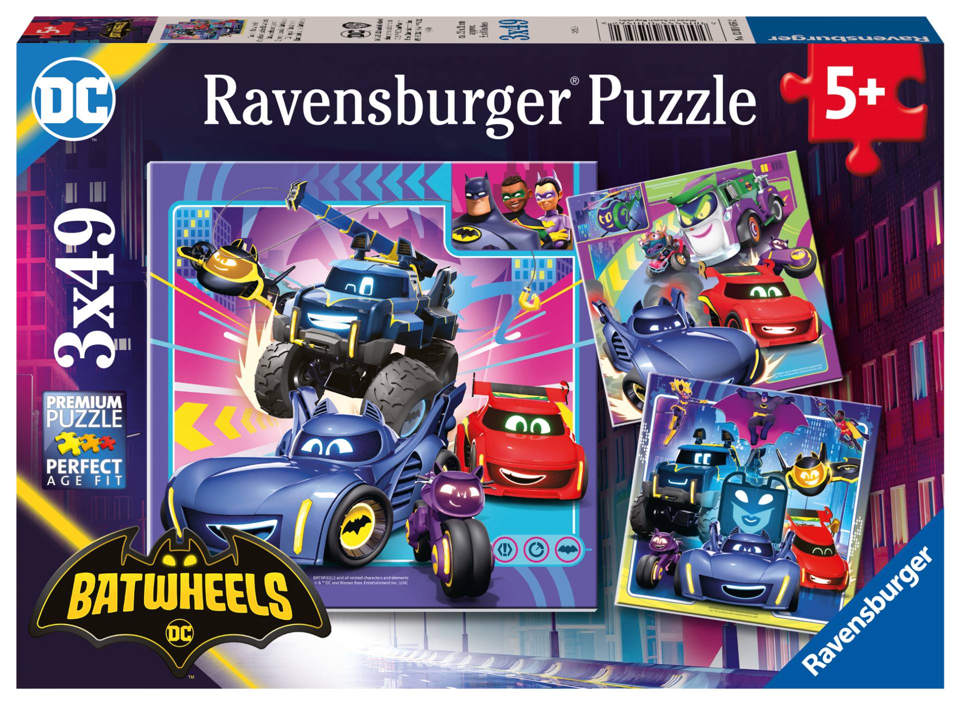 Ravensburger 3 Puzzles - Alle Batwheels herbeirufen 49 Teile Puzzle Ravensburger-01056 Ravensburger 3 Puzzles - Alle Batwheels herbeirufen 49 Teile Puzzle Ravensburger-01056 von Ravensburger
