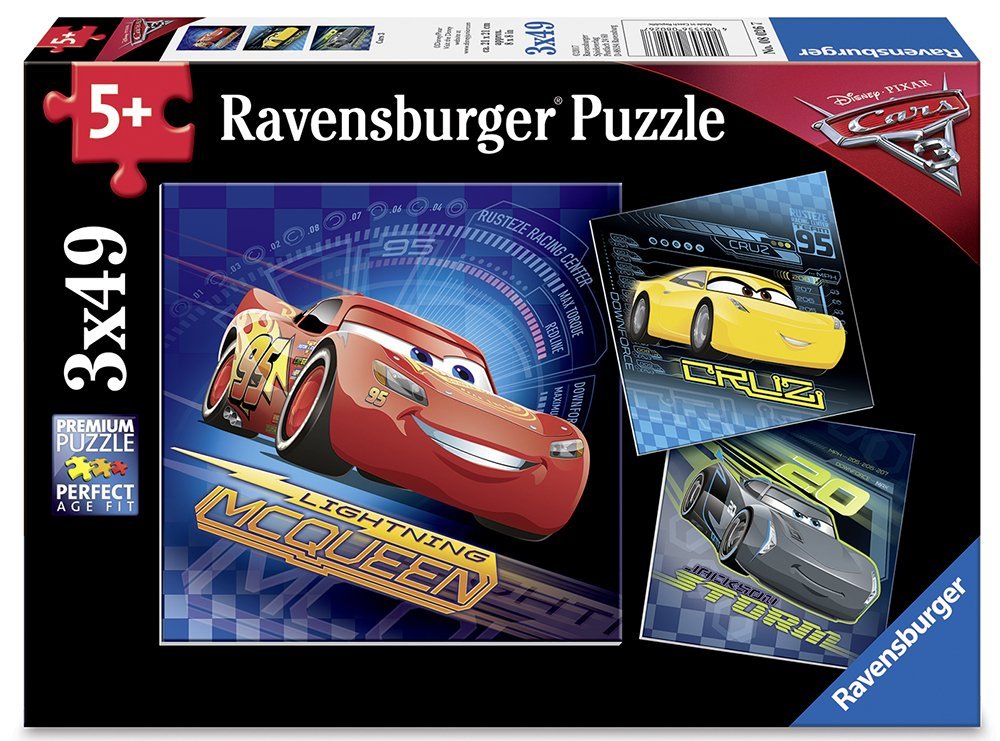 Ravensburger 3 Puzzles - Cars 3 49 Teile Puzzle Ravensburger-08026 Ravensburger 3 Puzzles - Cars 3 49 Teile Puzzle Ravensburger-08026 von Ravensburger