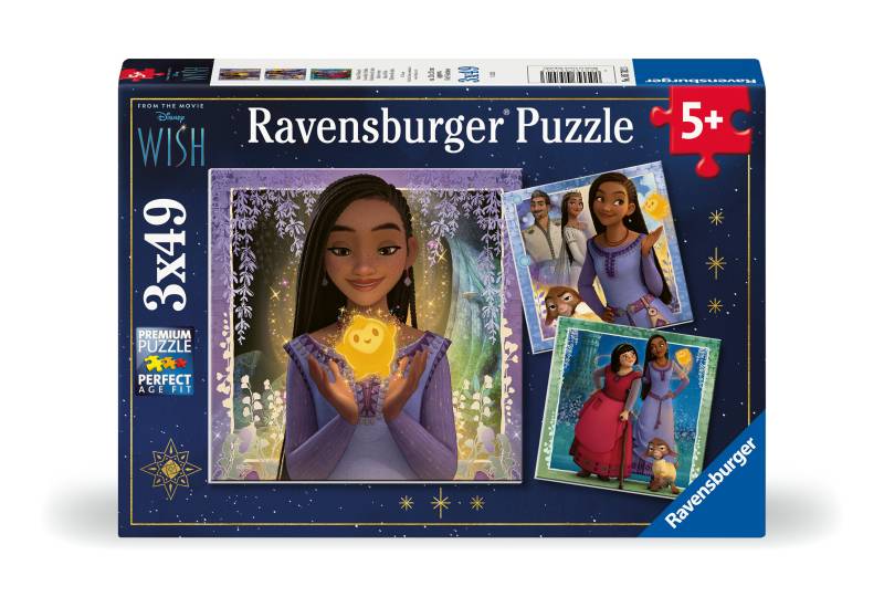 Ravensburger 3 Puzzles - Disney "Wish" 49 Teile Puzzle Ravensburger-05702 von Ravensburger